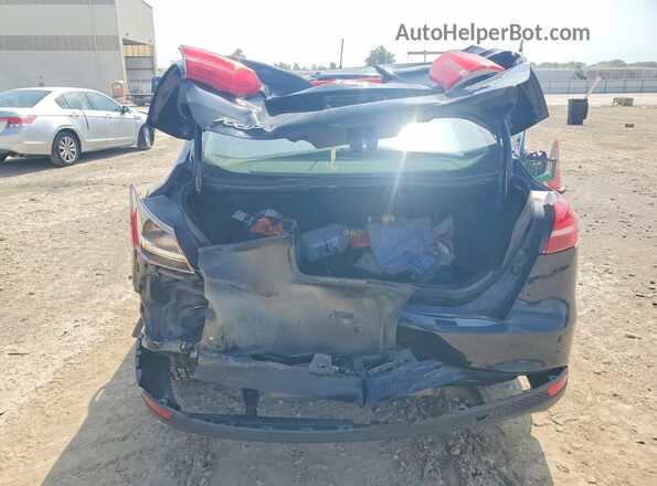 1FADP3F24GL348910 2016 FORD FOCUS Black Rear view