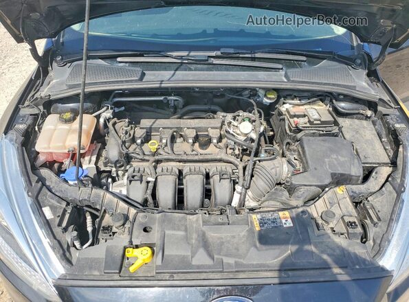 1FADP3F24GL348910 2016 FORD FOCUS Black Rear interior view