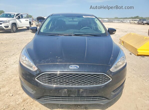 1FADP3F24GL348910 2016 FORD FOCUS Black Front view