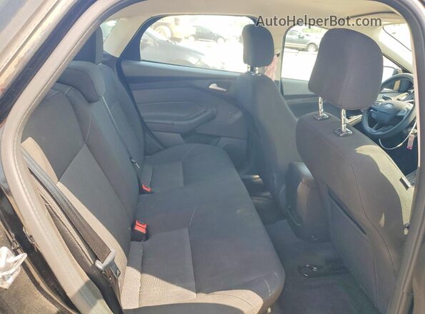1FADP3F24GL348910 2016 FORD FOCUS Black Rear seats view