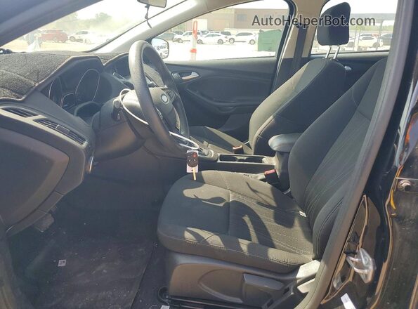 1FADP3F24GL348910 2016 FORD FOCUS Black Front interior view