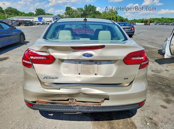 1FADP3F24HL212312 2017 FORD FOCUS Бежевый Вид сзади
