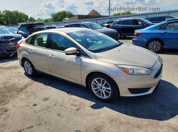 1FADP3F24HL212312 2017 FORD FOCUS Бежевый Передняя правая четверть