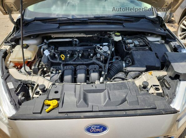 1FADP3F24HL219549 2017 FORD FOCUS Beige Вид задньої частини салону