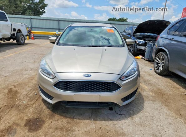 1FADP3F24HL219549 2017 FORD FOCUS Beige Вид спереду