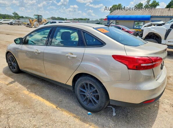 1FADP3F24HL219549 2017 FORD FOCUS Beige Задня ліва чверть