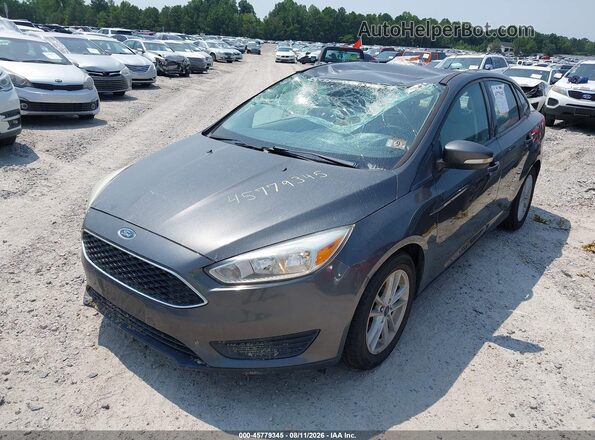 1FADP3F24HL222306 2017 FORD FOCUS Gray Առջևի ձախ երեք քառորդ տեսարան