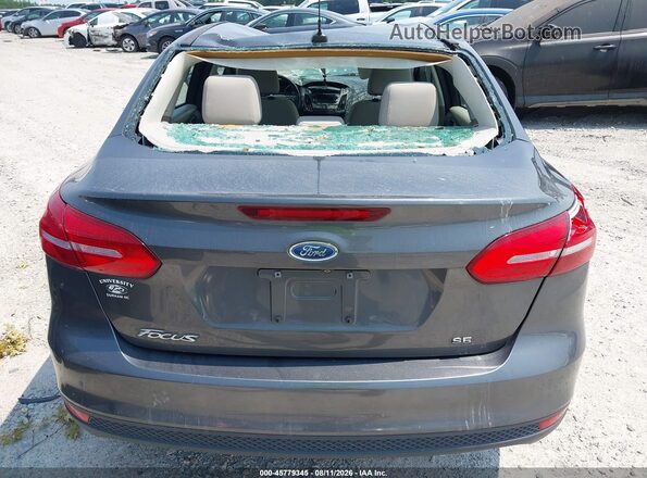 1FADP3F24HL222306 2017 FORD FOCUS Gray 