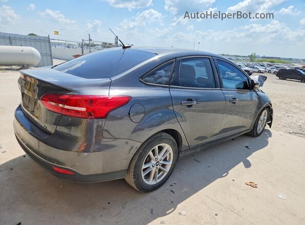 1FADP3F24HL266869 2017 FORD FOCUS Gray Trasero derecho