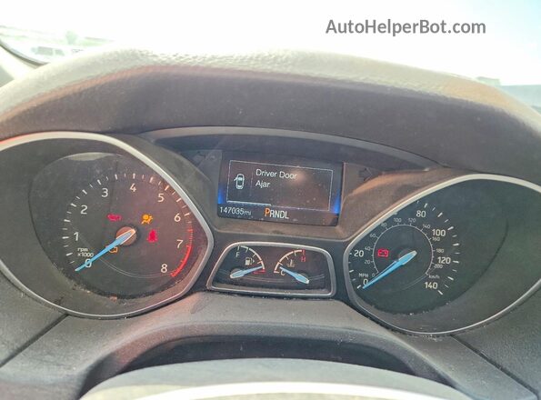 1FADP3F24HL266869 2017 FORD FOCUS Gray Vista del cuadro de instrumentos