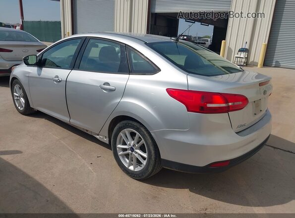 1FADP3F24HL288435 2017 FORD FOCUS Silver Задня ліва чверть