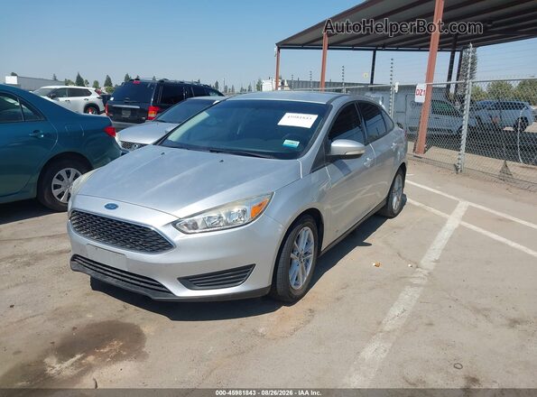 1FADP3F24HL296406 2017 FORD FOCUS Silver Передня ліва чверть