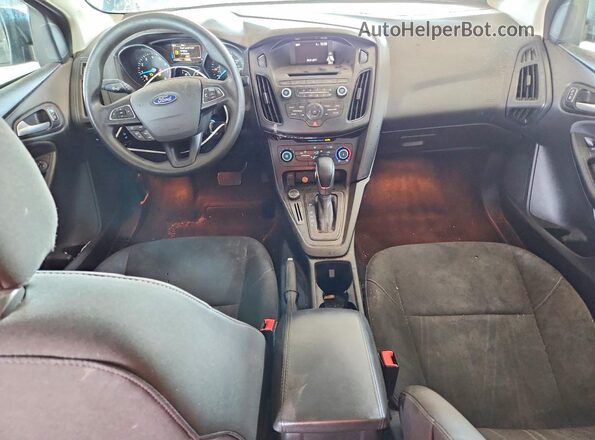 1FADP3F24HL315455 2017 FORD FOCUS Черный Вид панели приборов