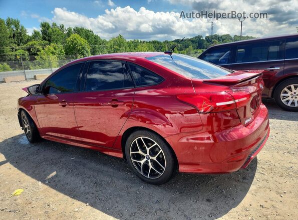 1FADP3F24HL321000 2017 FORD FOCUS Red Trasero izquierdo