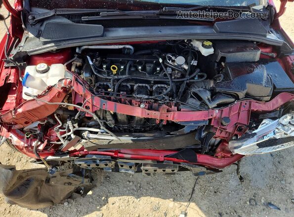 1FADP3F24HL321000 2017 FORD FOCUS Red Vista interior trasera