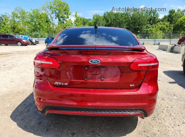 1FADP3F24HL321000 2017 FORD FOCUS Red Vista trasera