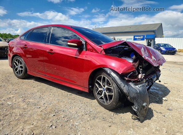 1FADP3F24HL321000 2017 FORD FOCUS Red Delantero derecho