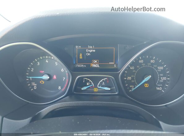 1FADP3F24HL338900 2017 FORD FOCUS Gray Vista de los asientos traseros