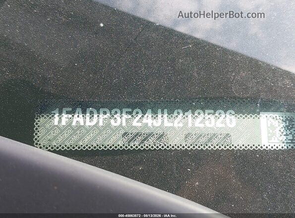 1FADP3F24JL212526 2018 FORD FOCUS Black Շարժիչի բաժամունքի տեսք