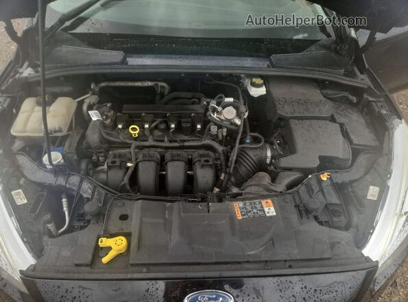 1FADP3F24JL231223 2018 FORD FOCUS Black Widok wnętrza z tyłu