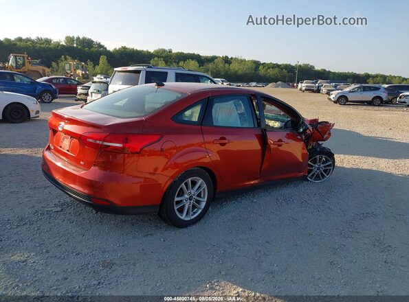 1FADP3F24JL246045 2018 FORD FOCUS Orange უკანა მარჯვენა