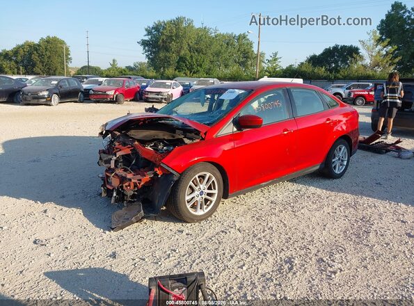 1FADP3F24JL246045 2018 FORD FOCUS Orange წინა მარცხენა ხედი სამი მეოთხედიდან