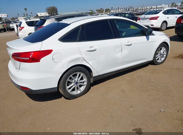 1FADP3F24JL250192 2018 FORD FOCUS White Задня права чверть