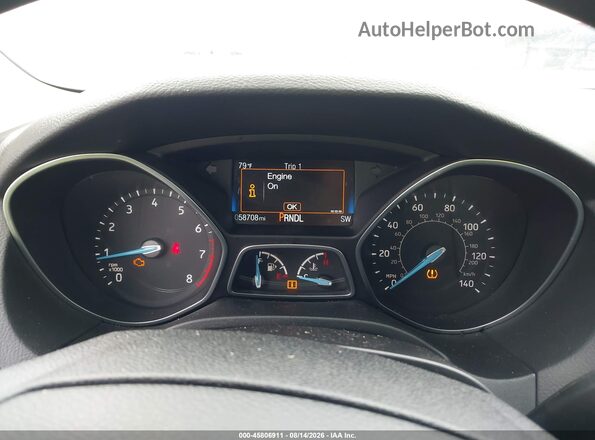 1FADP3F24JL258440 2018 FORD FOCUS Gray უკანა სავარძლების ხედი