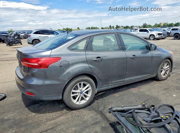 1FADP3F24JL271091 2018 FORD FOCUS Gray Trasero derecho