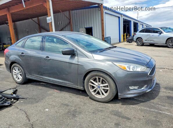 1FADP3F24JL271091 2018 FORD FOCUS Gray Delantero derecho