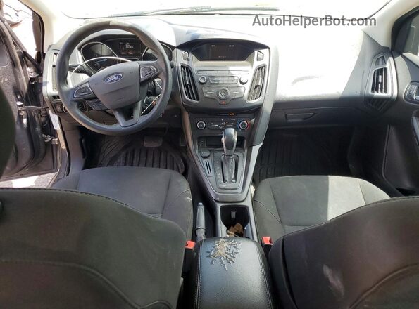 1FADP3F24JL271091 2018 FORD FOCUS Gray Vista del salpicadero