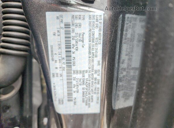 1FADP3F24JL276808 2018 FORD FOCUS White Widok komory silnika