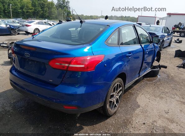 1FADP3F24JL285332 2018 FORD FOCUS Blue Tył prawy