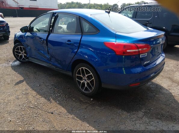 1FADP3F24JL285332 2018 FORD FOCUS Blue Tył lewy