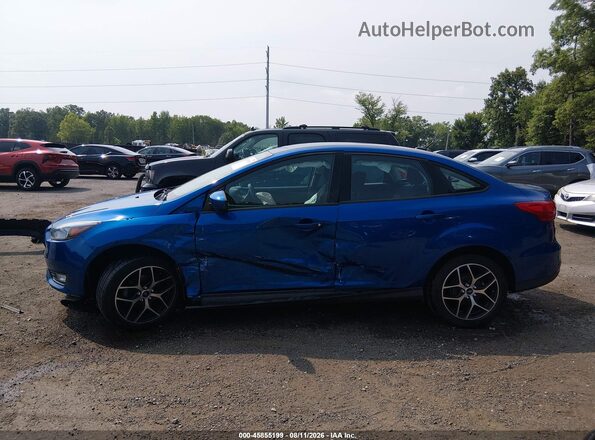 1FADP3F24JL285332 2018 FORD FOCUS Blue Widok wnętrza z tyłu