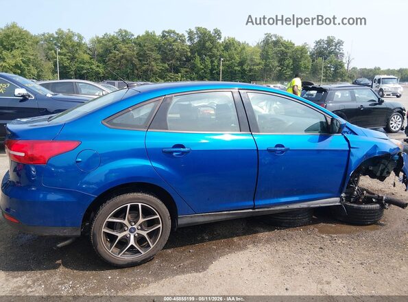 1FADP3F24JL285332 2018 FORD FOCUS Blue Widok zestawu wskaźników