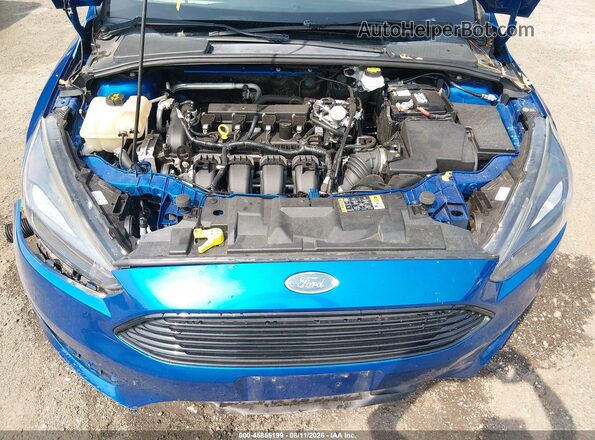 1FADP3F24JL285332 2018 FORD FOCUS Blue Widok z tyłu