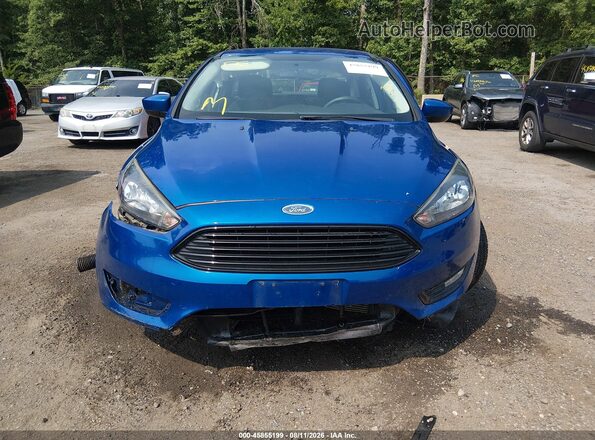 1FADP3F24JL285332 2018 FORD FOCUS Blue Widok deski rozdzielczej