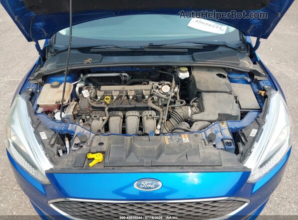1FADP3F24JL327420 2018 FORD FOCUS Blue Вид ззаду
