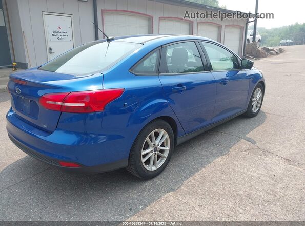 1FADP3F24JL327420 2018 FORD FOCUS Blue Задня права чверть