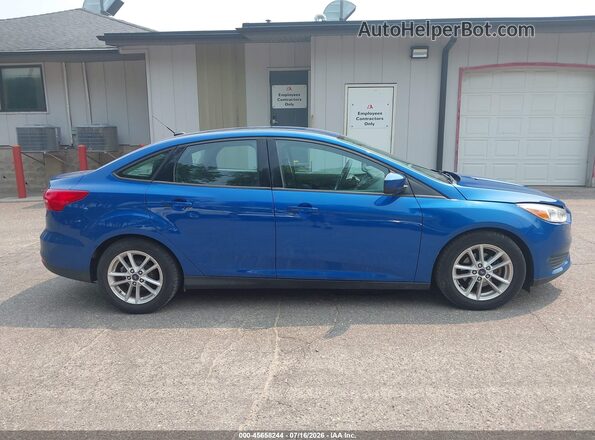 1FADP3F24JL327420 2018 FORD FOCUS Blue Вид задньої частини салону