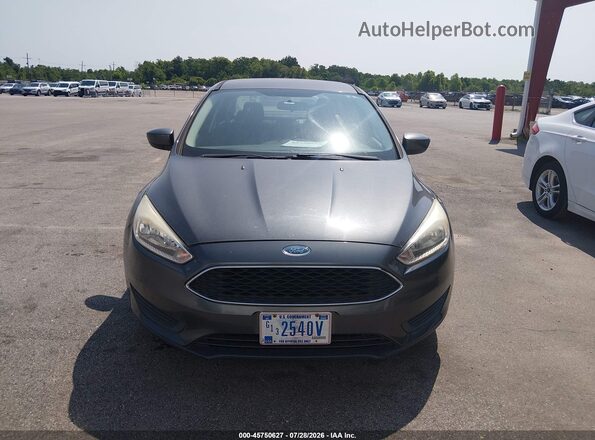 1FADP3F24JL327952 2018 FORD FOCUS Gray Vista del cuadro de instrumentos