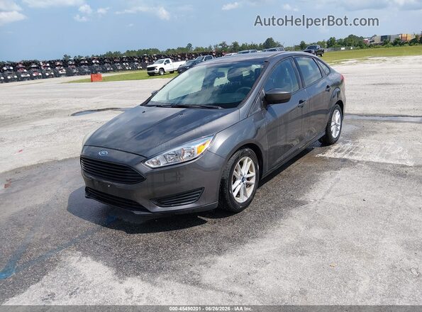 1FADP3F24JL328258 2018 FORD FOCUS Серый Передняя левая четверть