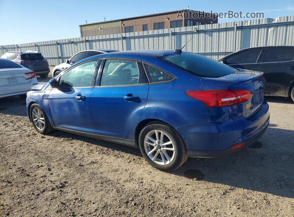 1FADP3F24JL328583 2018 FORD FOCUS Blue Հետևի ձախ