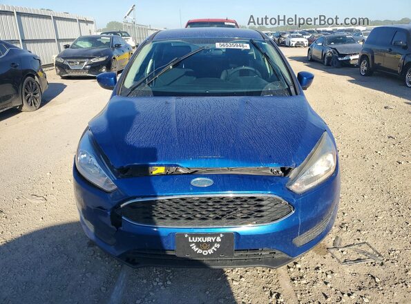 1FADP3F24JL328583 2018 FORD FOCUS Blue Դիմացի տեսք