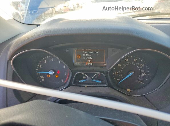 1FADP3F24JL328583 2018 FORD FOCUS Blue Սարքավորումների վահանակի տեսք