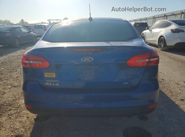 1FADP3F24JL328583 2018 FORD FOCUS Blue Հետևի տեսք