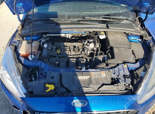 1FADP3F24JL328583 2018 FORD FOCUS Blue Սալոնի հետևի տեսք