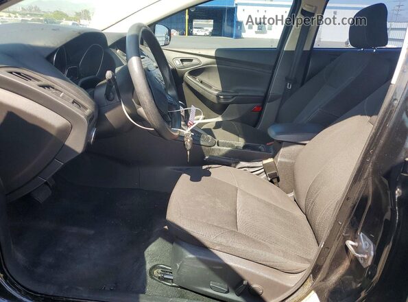1FADP3F25FL334562 2015 FORD FOCUS Black წინა სალონის ხედი