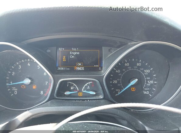 1FADP3F25GL267334 2016 FORD FOCUS Red Вид задніх сидінь
